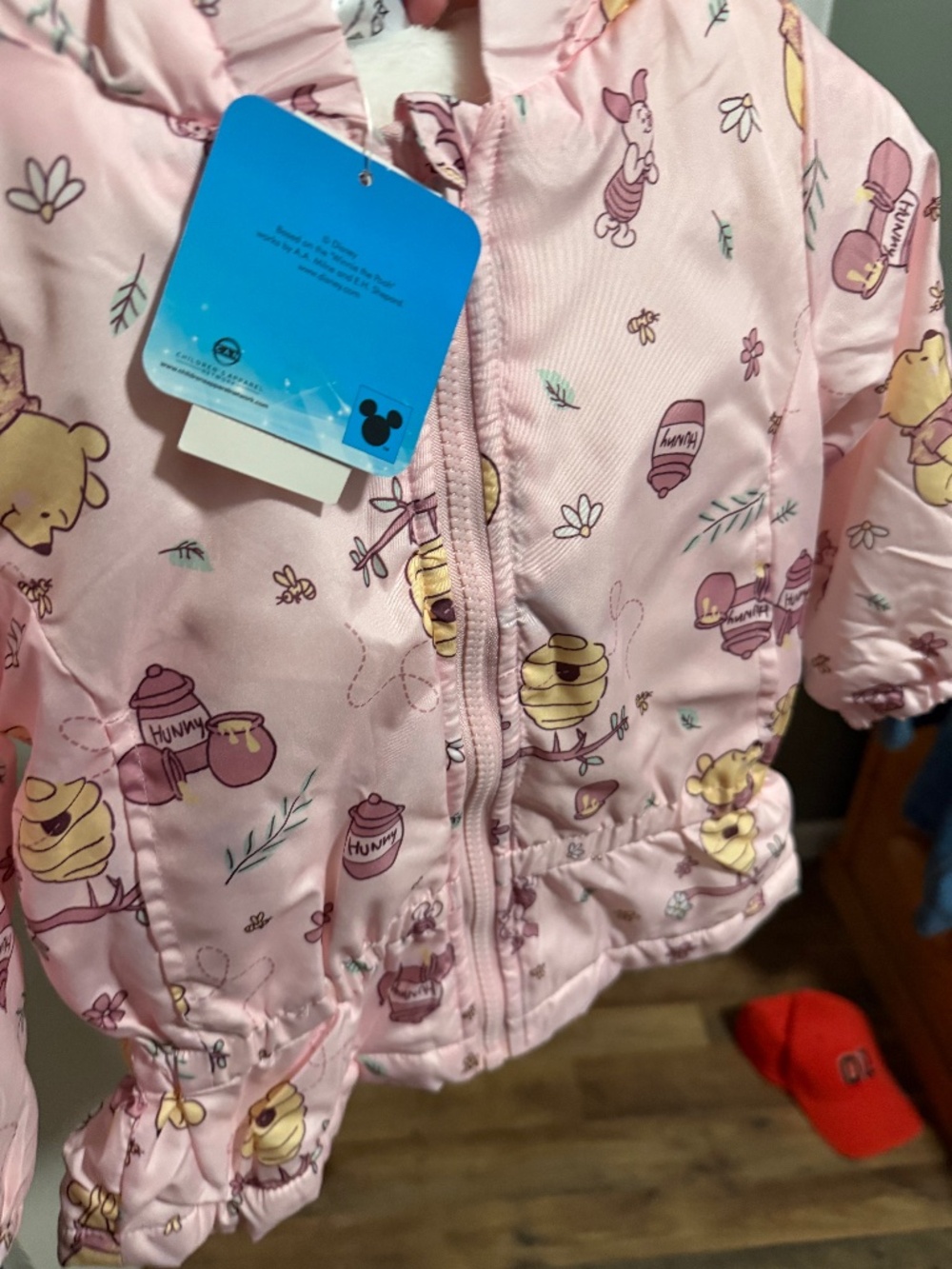 Winnie the Pooh 2T Jacket for Toddler Girl